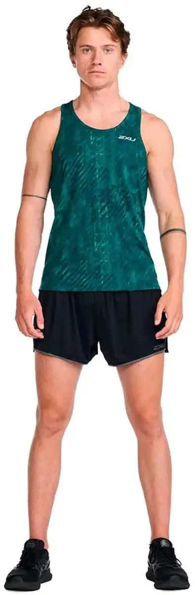 2xu Light Speed Mouwloos T-shirt Groen M Man
