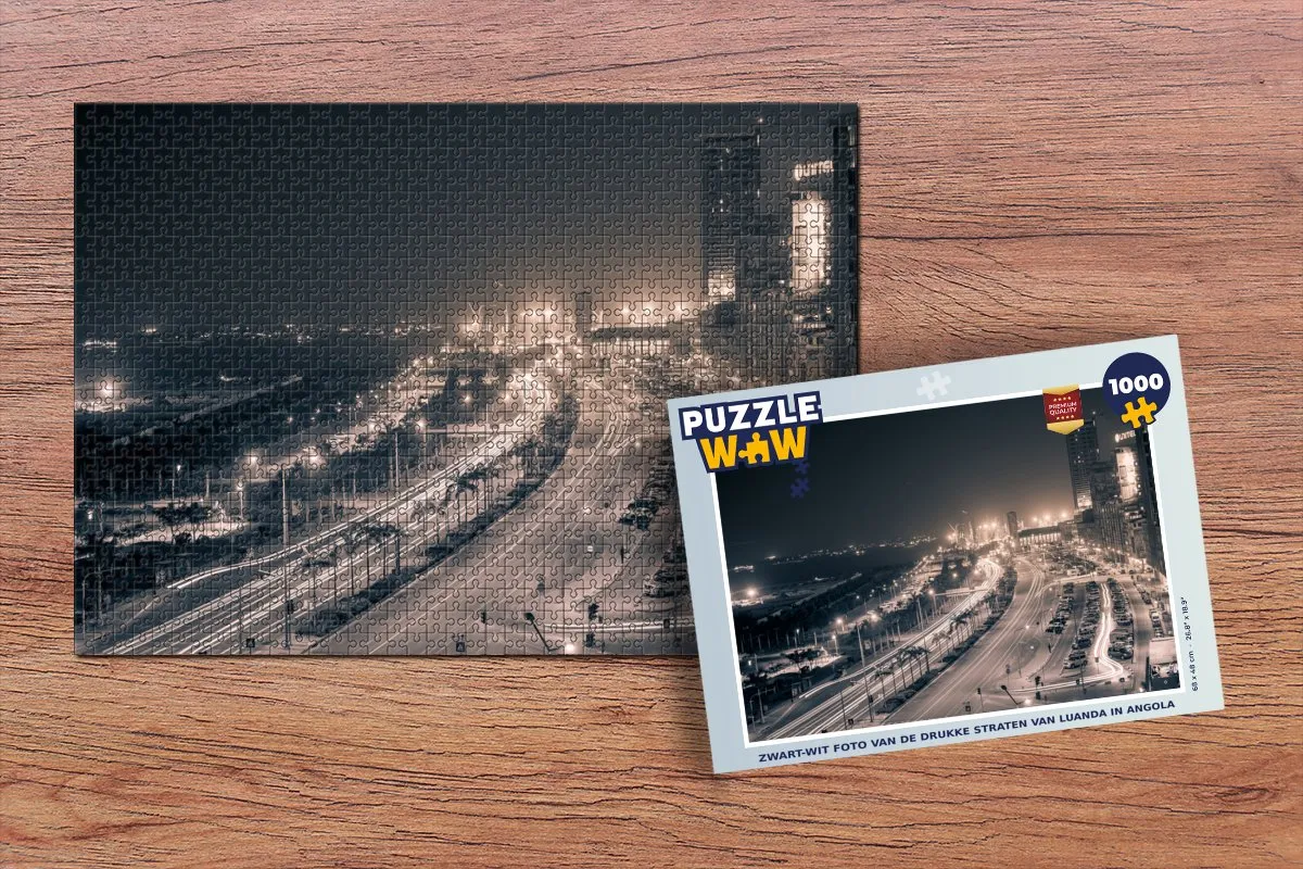 PuzzleWow Legpuzzel Luanda Angola 1000 Stuks
