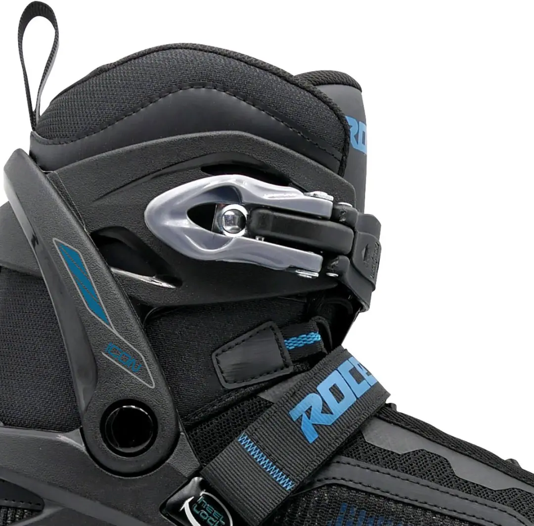 Roces Icon X 80 Inline Skates - 80mm - Zwart/Blauw - Maat 45 - afbeelding 2 van 6