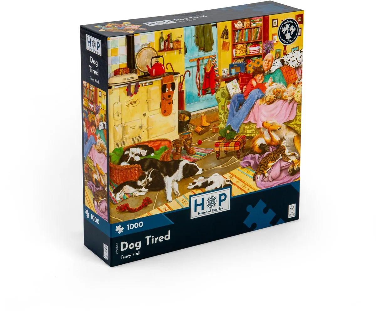 House Of Puzzles Legpuzzel Hond Moe 1000 Stuks HP0634 - Multicolor
