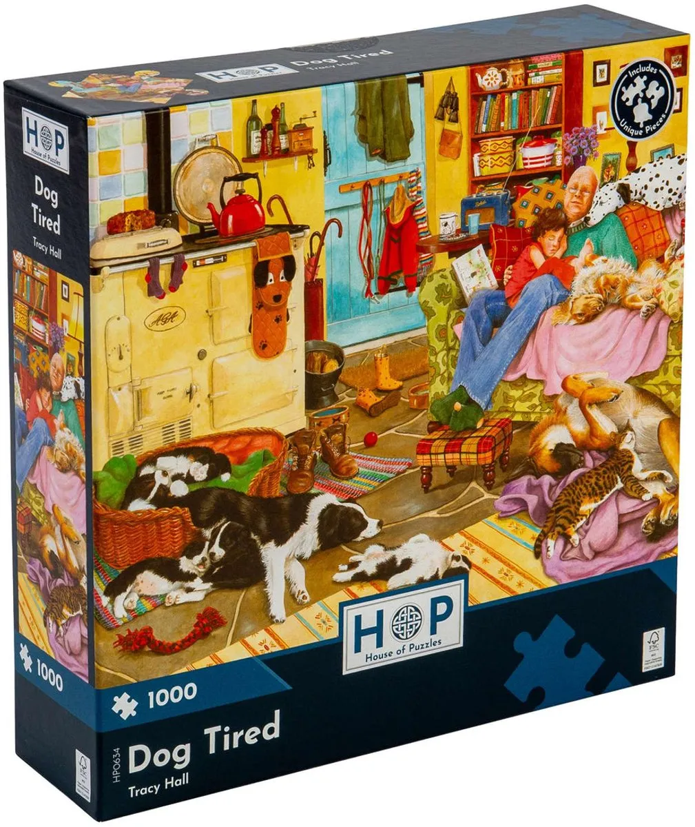 House Of Puzzles Legpuzzel Hond Moe 1000 Stuks HP0634 - Multicolor