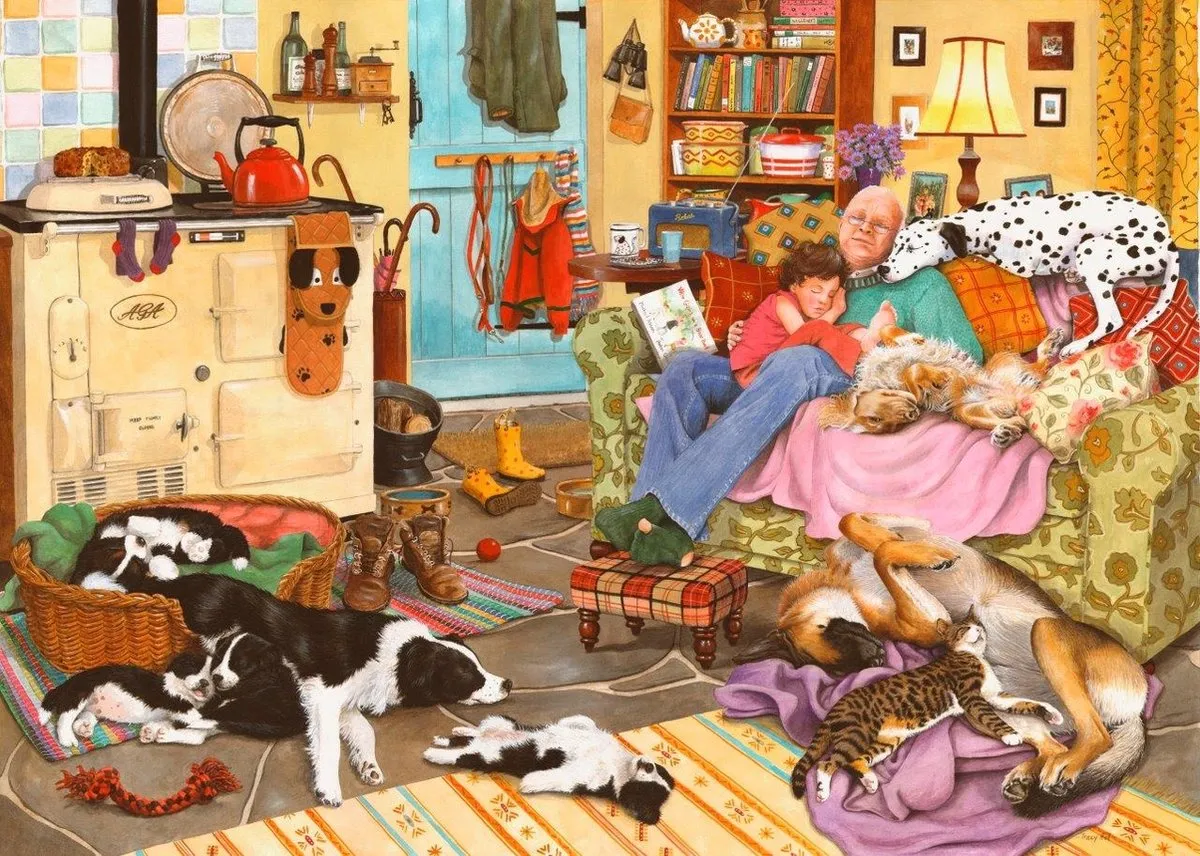 House Of Puzzles Legpuzzel Hond Moe 1000 Stuks HP0634