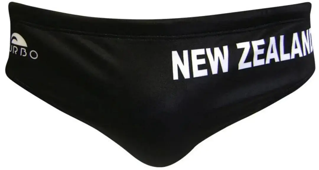 Turbo New Zealand Zwemslip Zwart XL Man