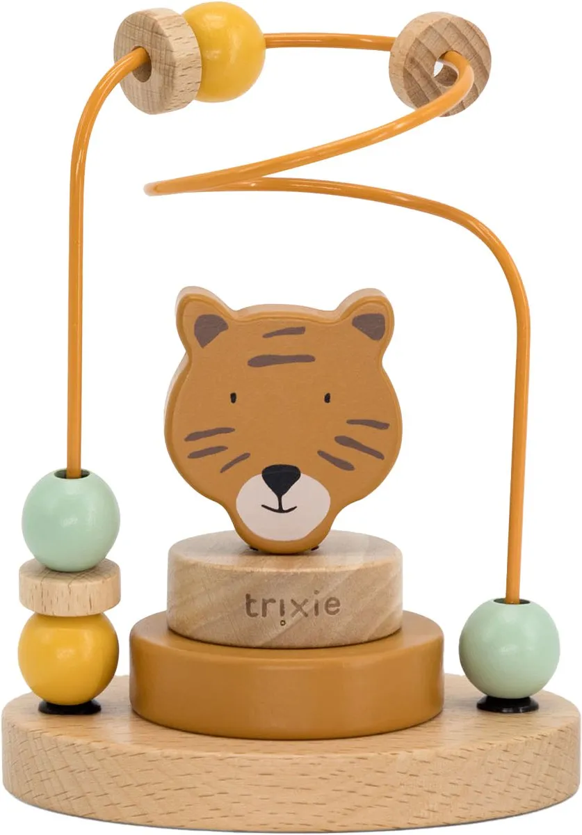 Trixie Mr. Tiger Houten Kralenframe - Educatief Speelgoed