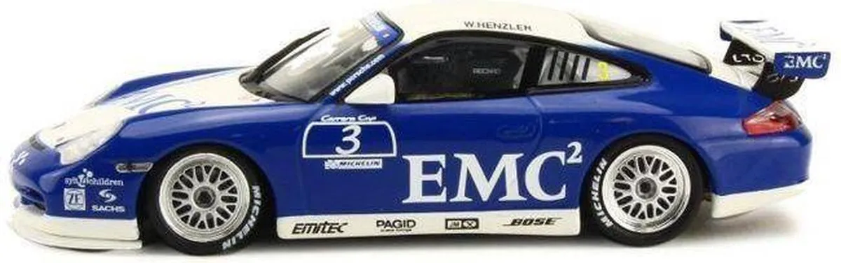 Porsche 911 GT3 Cup EMC Araxa Racing #3 - 1:43 - Blauw