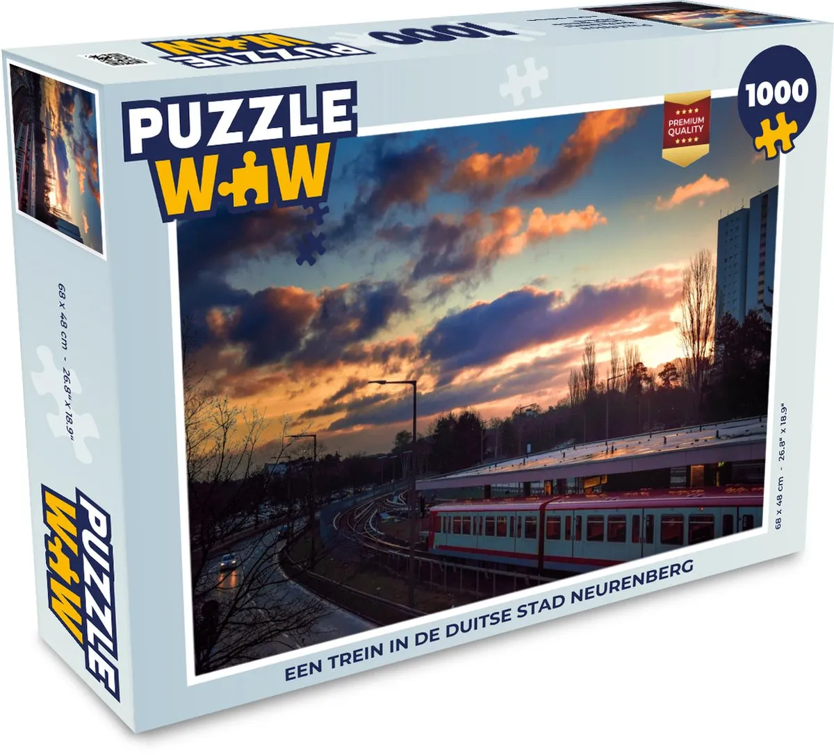 PuzzleWow Puzzel Trein Neurenberg 1000 Stuks