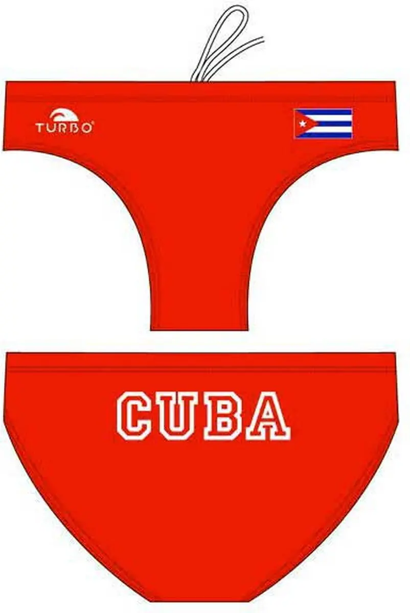 Turbo Cuba Zwemslip Rood 3XL Man