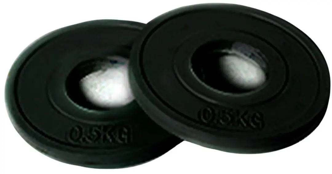 Olive Fractional Olympische Schijf 0.5kg Zwart 0.5 kg