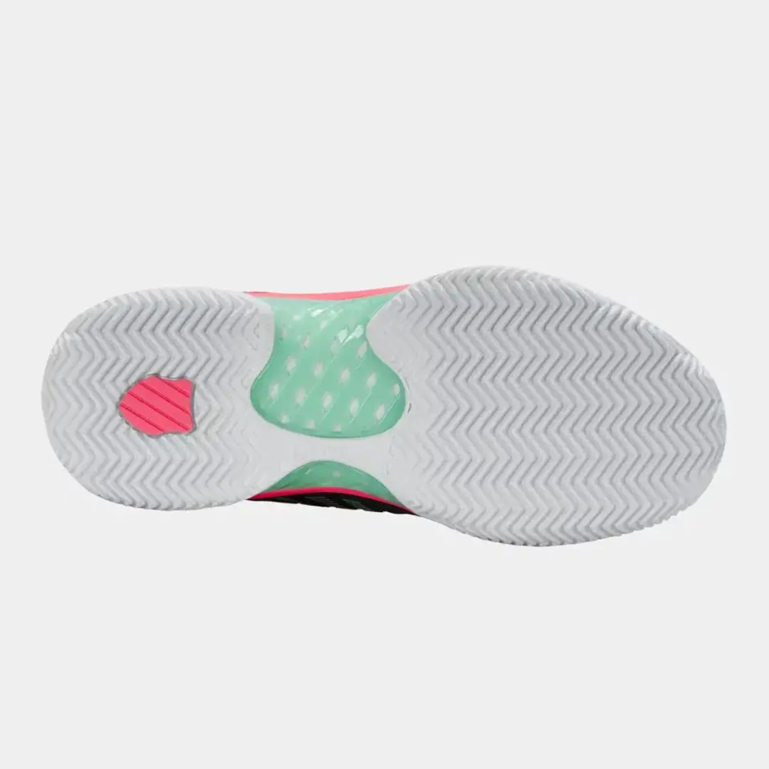 K-Swiss Hypercourt Express 2 Clay Dames Tennisschoen Zwart Maat : 37