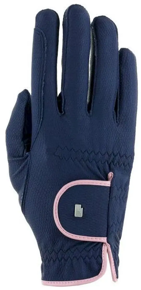 Roeckl Handschoenen Lona 6 Navy/Roze