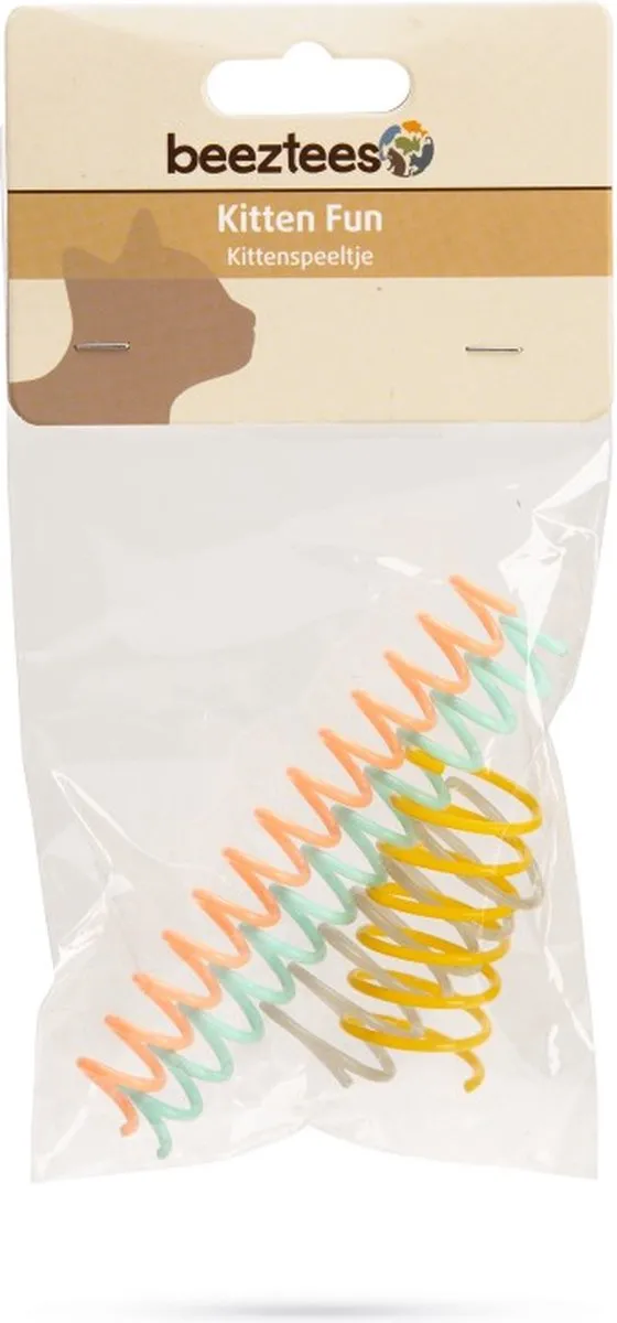 Beeztees Kitten Springveer - 4 Stuks
