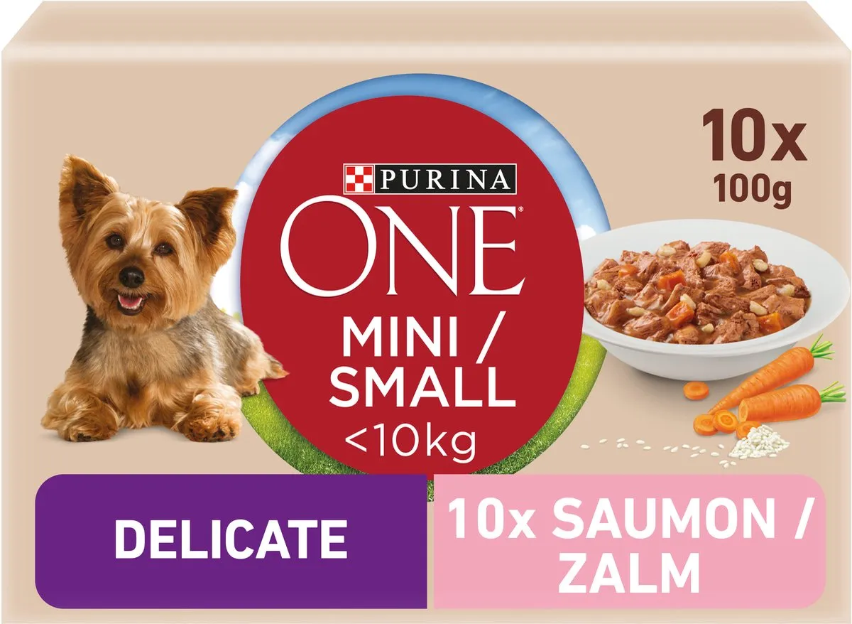 Purina ONE Mini Sensitive Zalm Hondenvoer