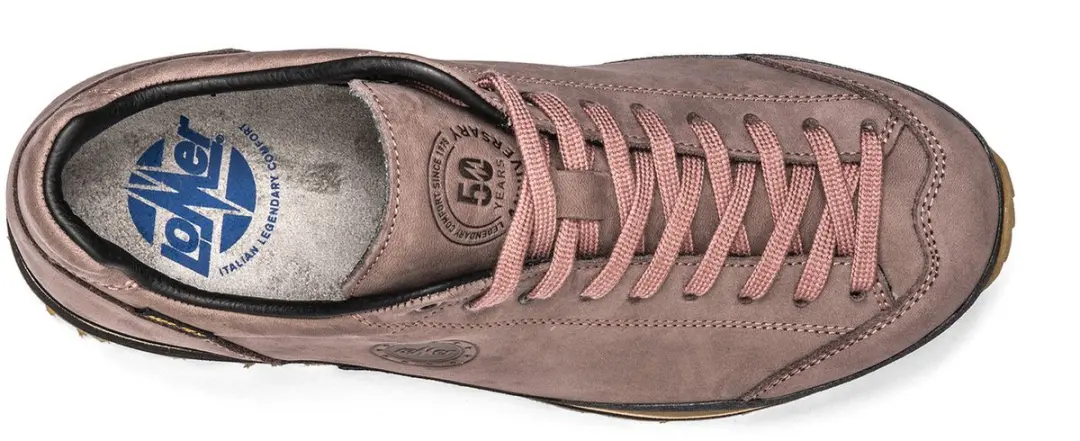 Lomer Bio Naturale MTX Lage Wandelschoenen Dames - Bruin Roze - afbeelding 2 van 6