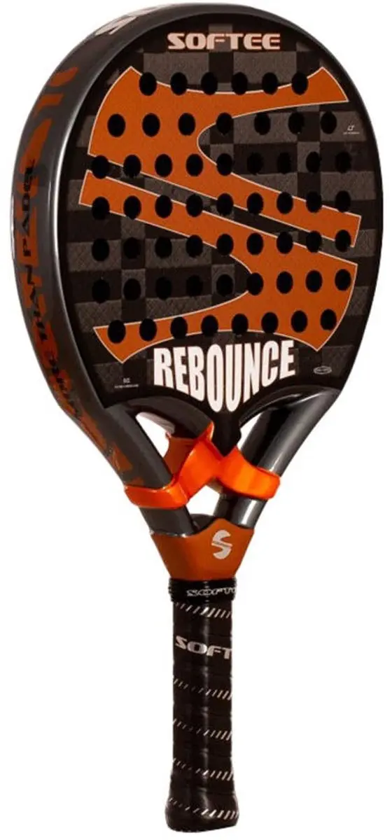 Softee Rebounce Paddle Racket - Orange - afbeelding 4 van 5
