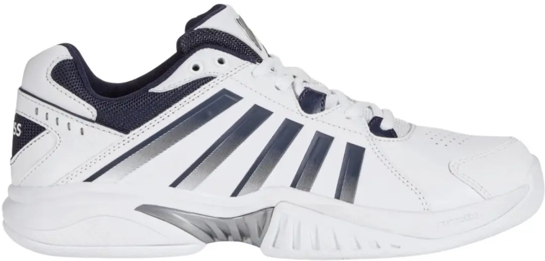 K-Swiss Receiver V Indoor Heren - Sportschoenen - Tennis - Smashcourt - White/Blue - afbeelding 6 van 6