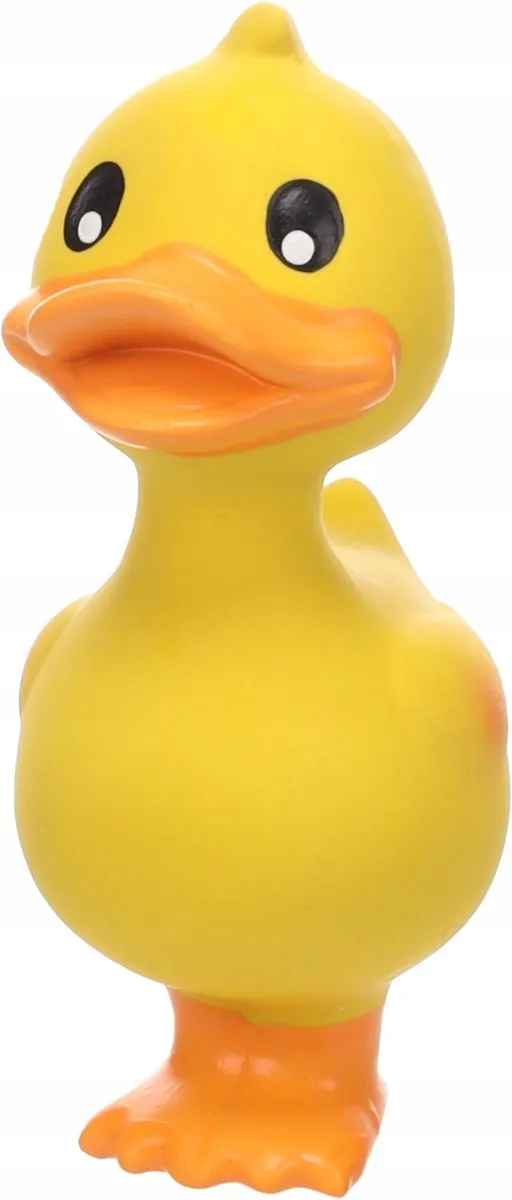 Flamingo Latex Hondenspeeltje Eend met Pieper