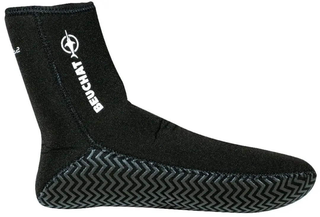 Beuchat Sirocco Open 3 Mm Duikbooties Zwart EU 38-39