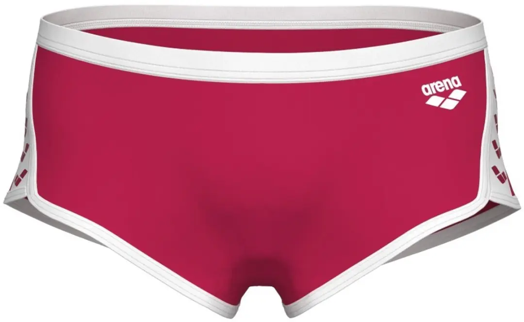 Arena M Icons Zwemshort Low Waist - Rood/Wit - afbeelding 4 van 6