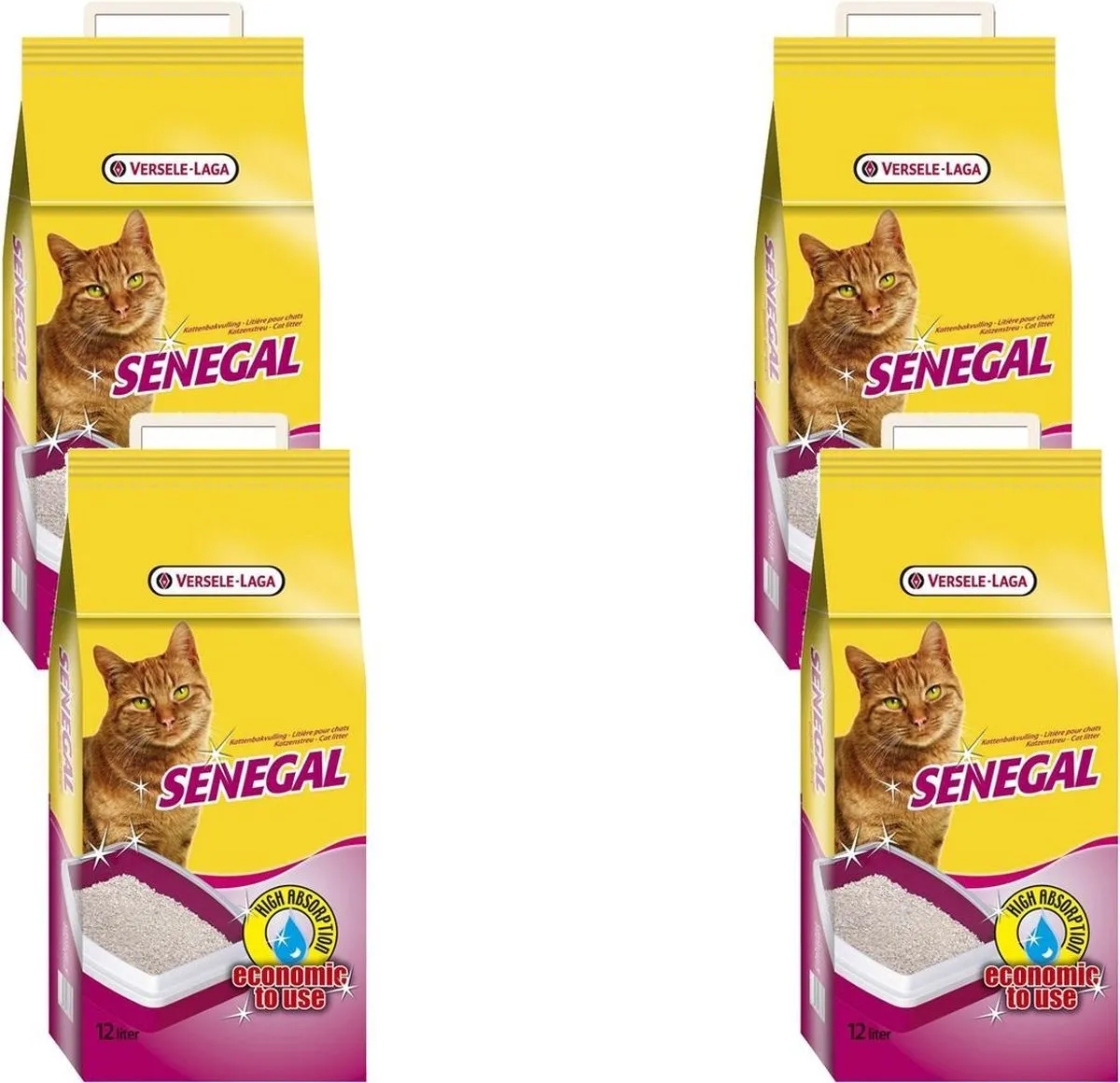 Versele-Laga Senegal Roomwitte Kleikorrels 12L - 4x12L