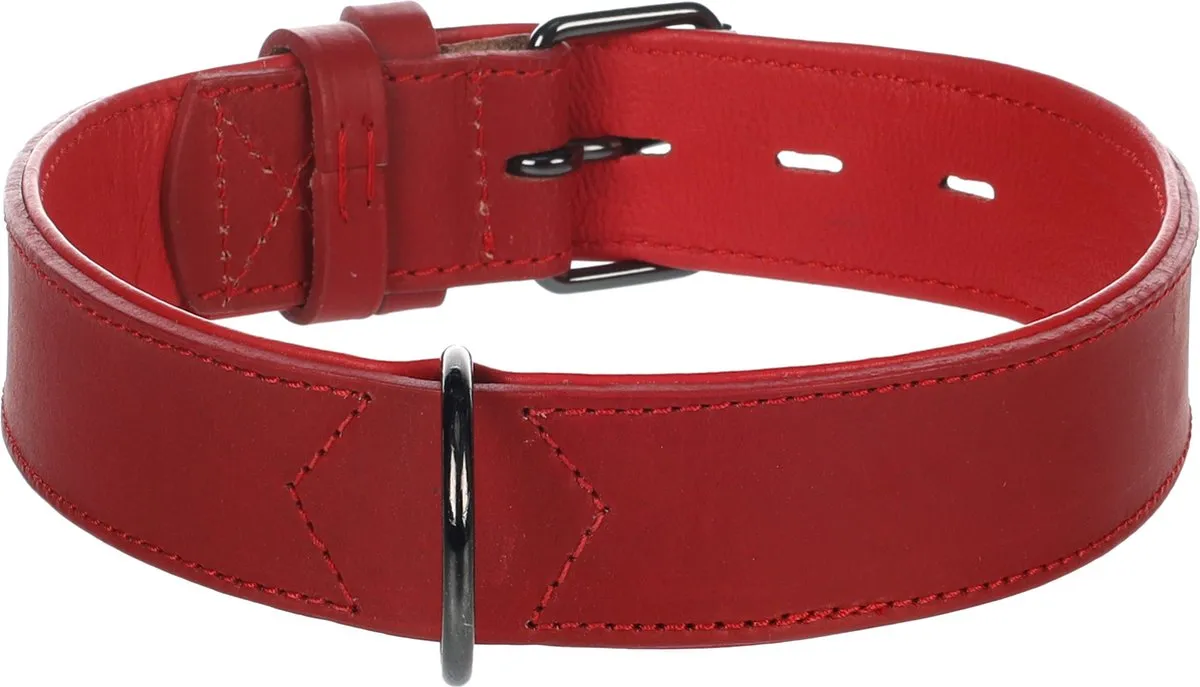 Flamingo Denver Gevoerd Halsband - Rood L 49-58cm