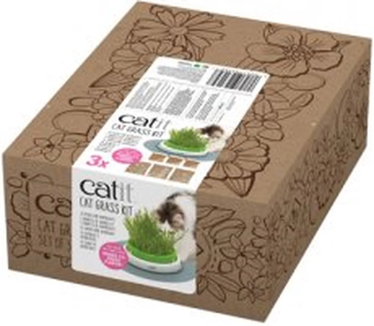 Catit Senses 2.0 Grass Kit Kattengras - 3 dozen