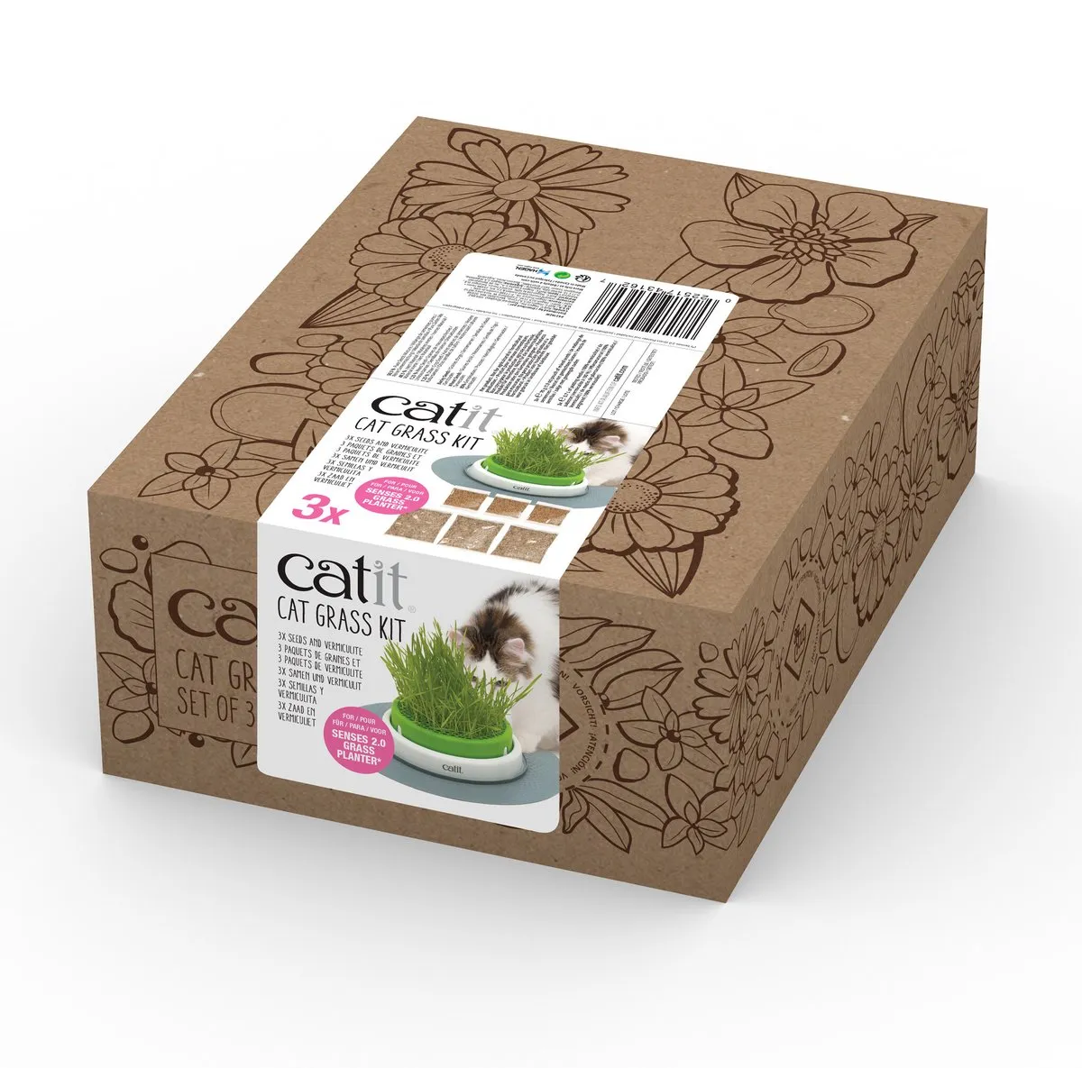 Catit Senses 2.0 Grass Kit Kattengras
