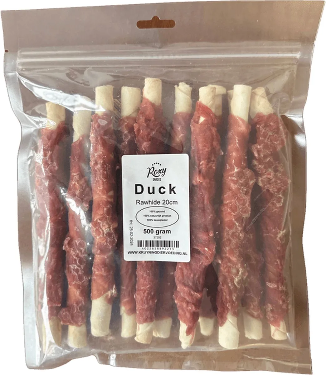 Beeztees Kauwstick Eend 25cm - 2 Stuks
