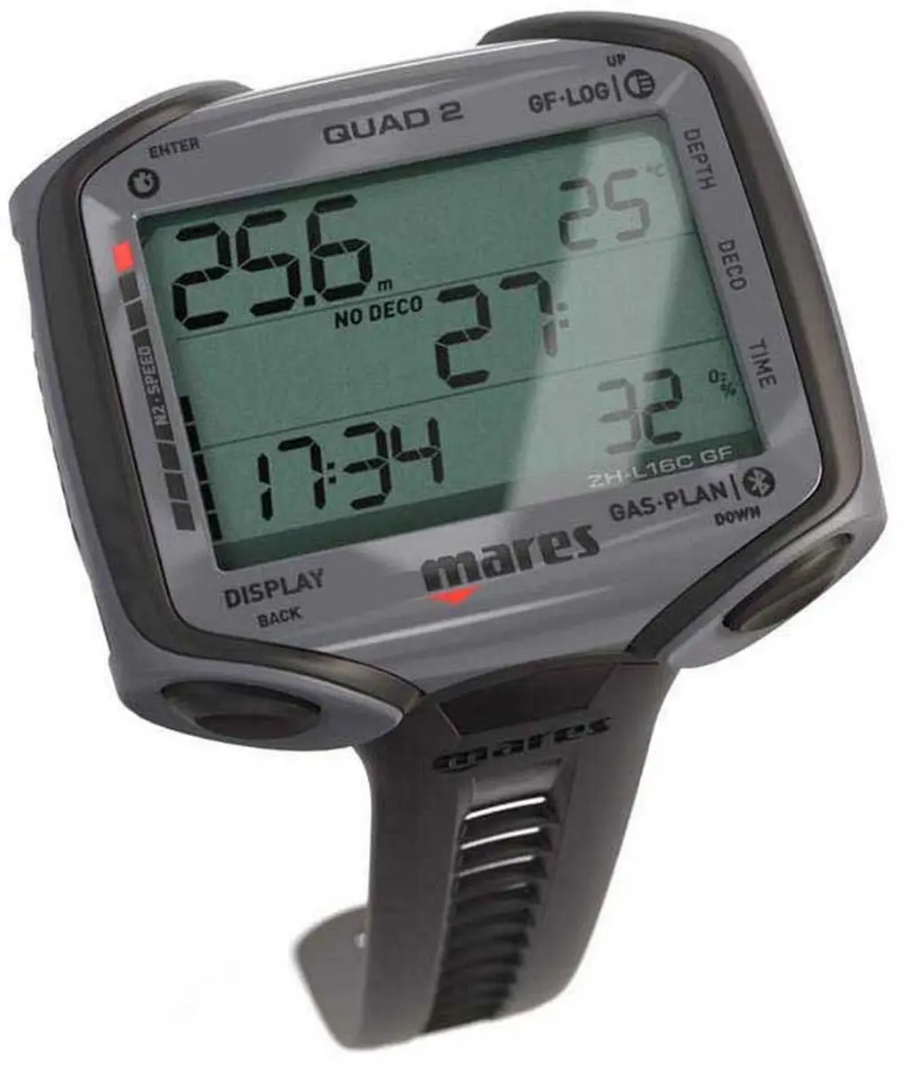 Mares Quad 2 Duikcomputer Zwart