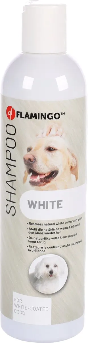 Flamingo Hondenshampoo Witte Vacht 300ml