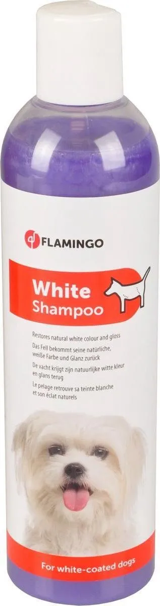 Flamingo Hondenshampoo Witte Vacht 300ml