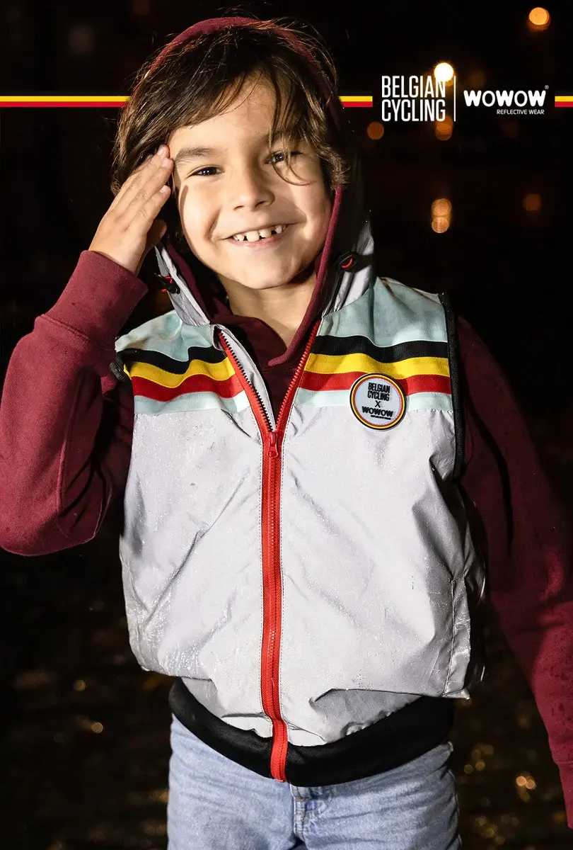 WOWOW Belgian Cycling Kids Jacket - Maat L