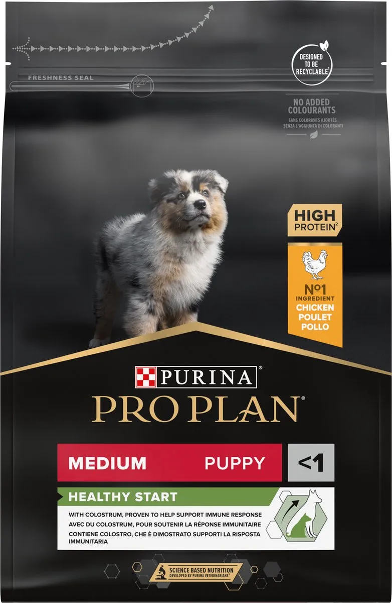 Pro Plan Healthy Start Puppy Medium Kip - 3 kg
