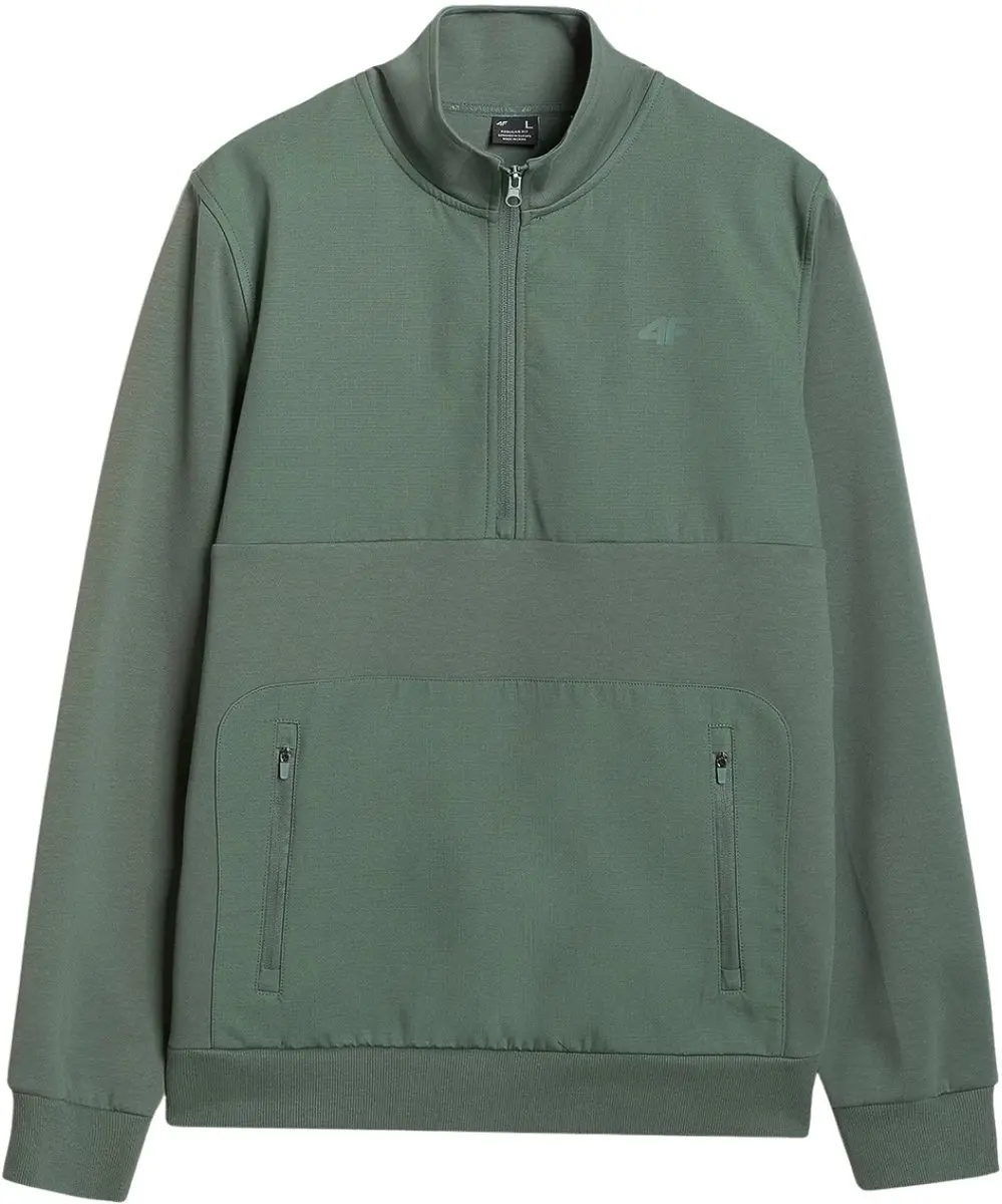 4F Heren Sweater Olijfgroen - afbeelding 6 van 6