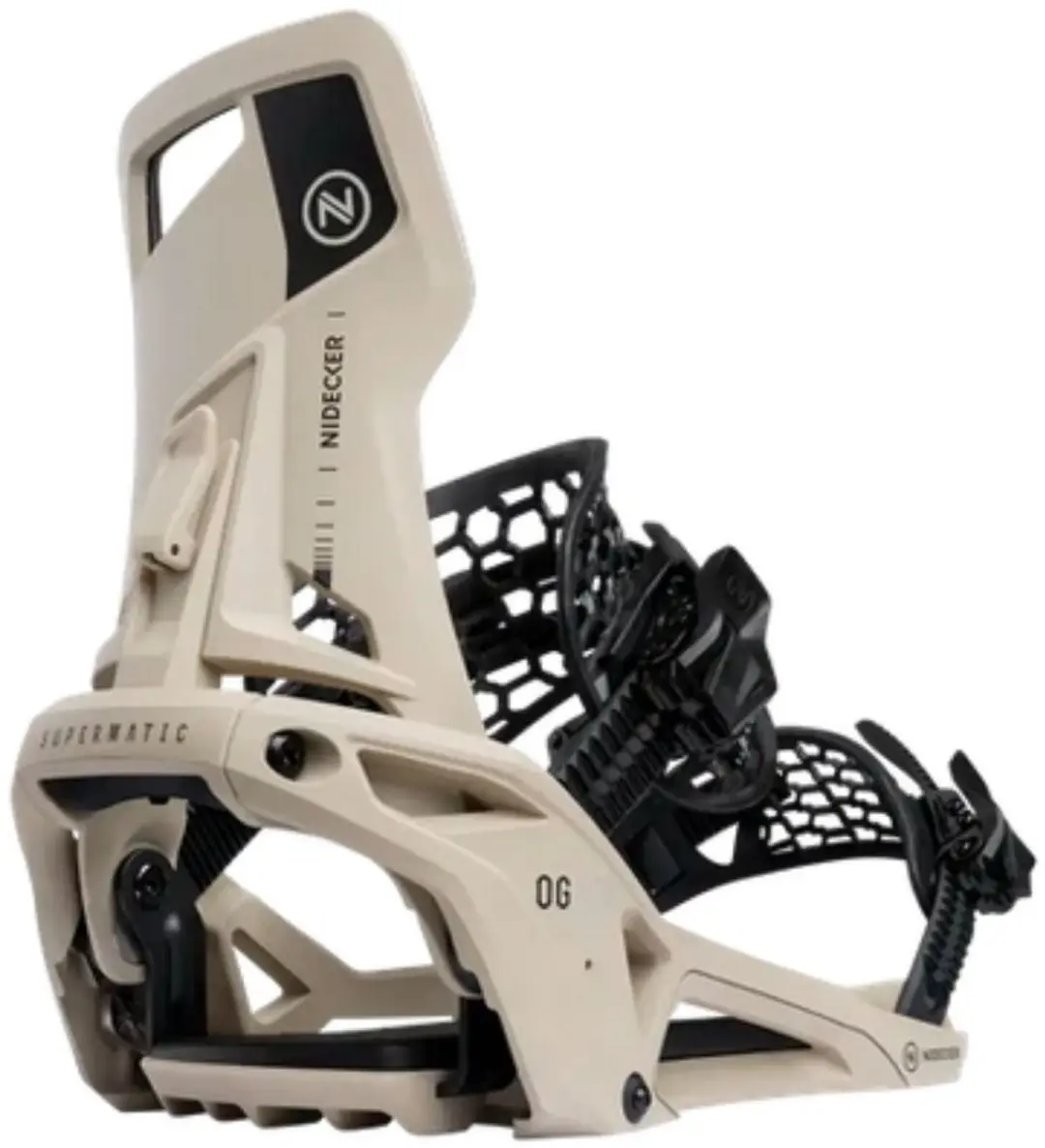Nidecker OG Supermatic Snowboardbindingen Beige S