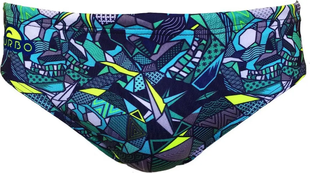 Turbo Skull Geo Zwemslip Blauw XL Man