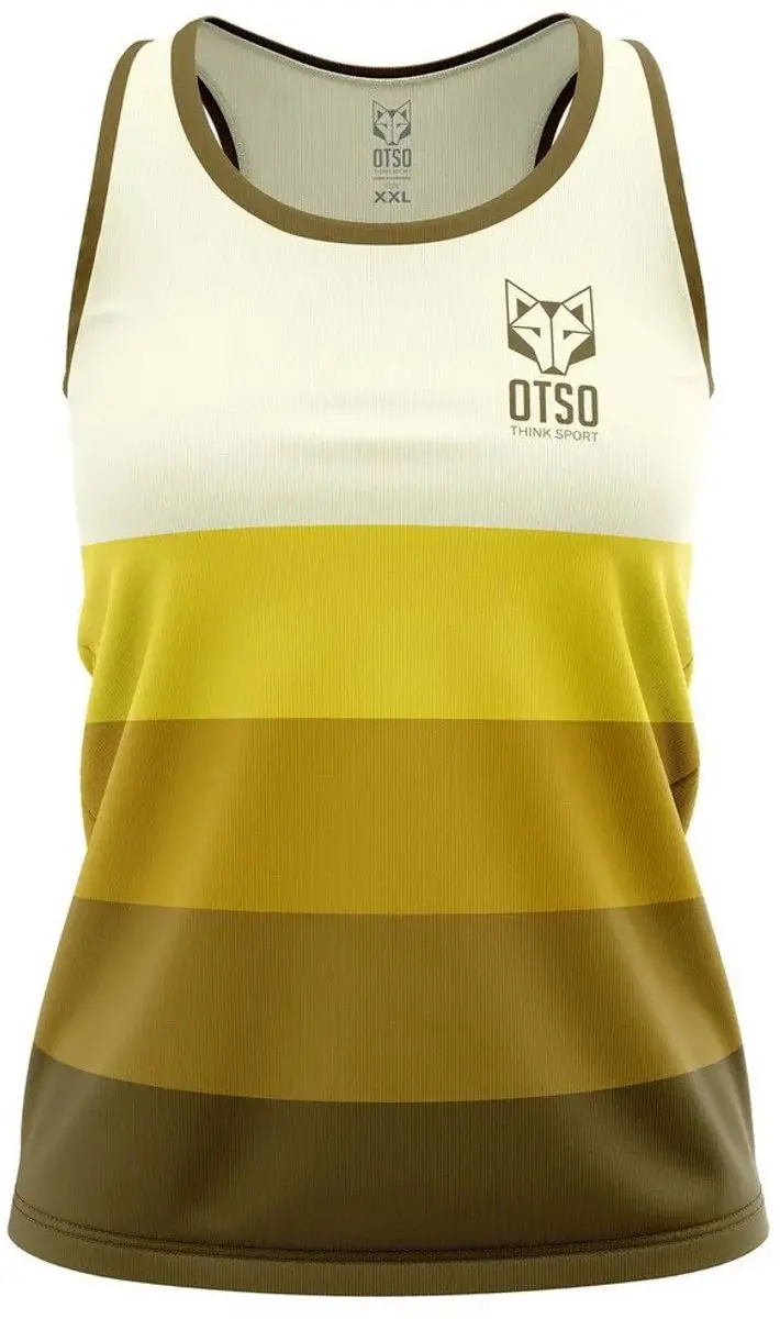 Otso Sleeveless T-shirt Geel M Vrouw