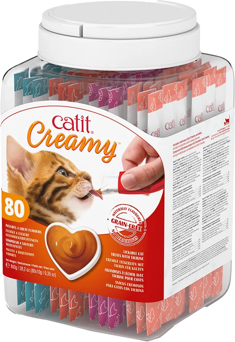 Catit Ca Creamy Kattensnack Geschenk Bokaal
