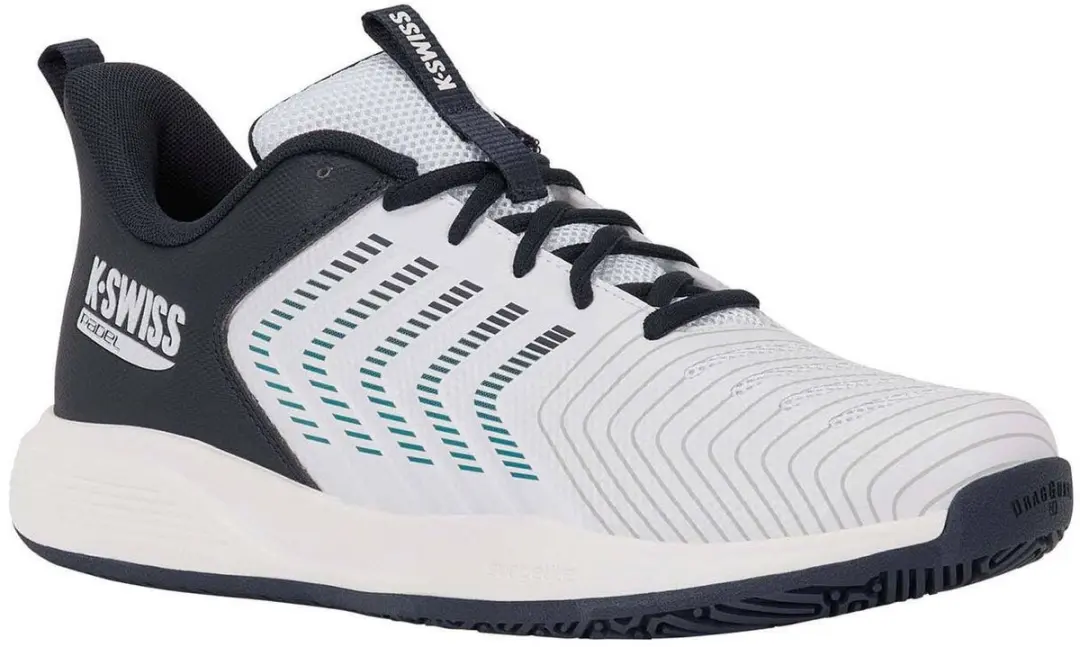 K-Swiss Ultrashot Light Padelschoen - Wit/Carbon - 42.5 - afbeelding 2 van 6