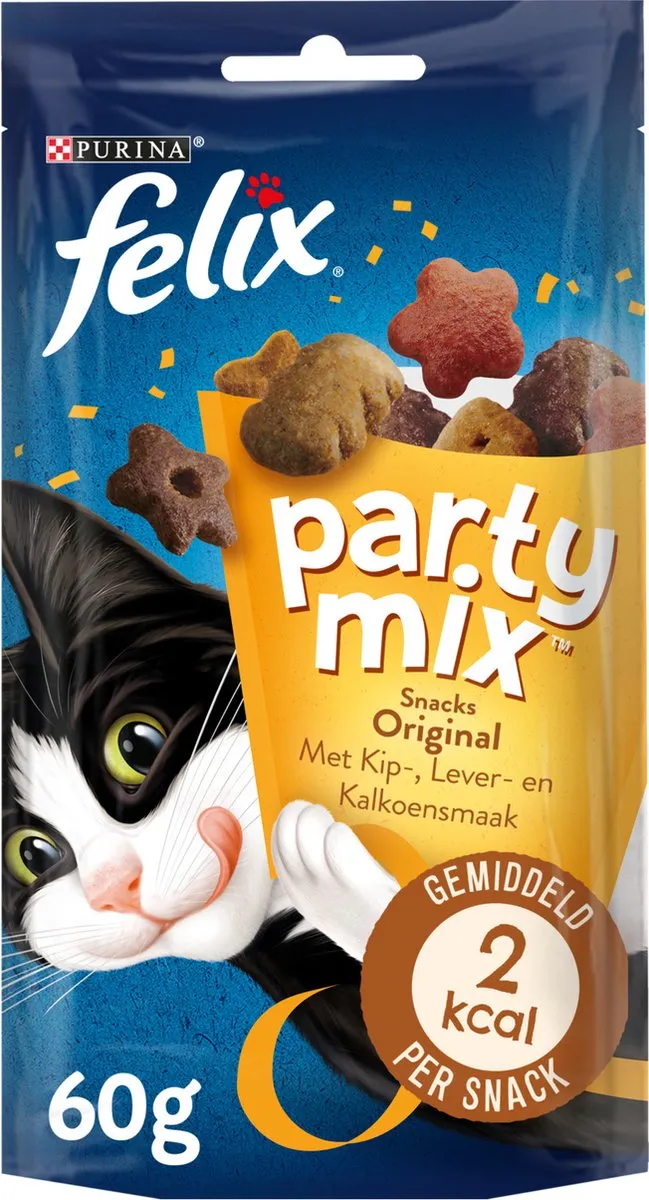 Felix Partymix Original Kattensnack 60g