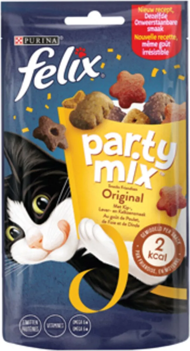 Felix Partymix Original Kattensnack 60g