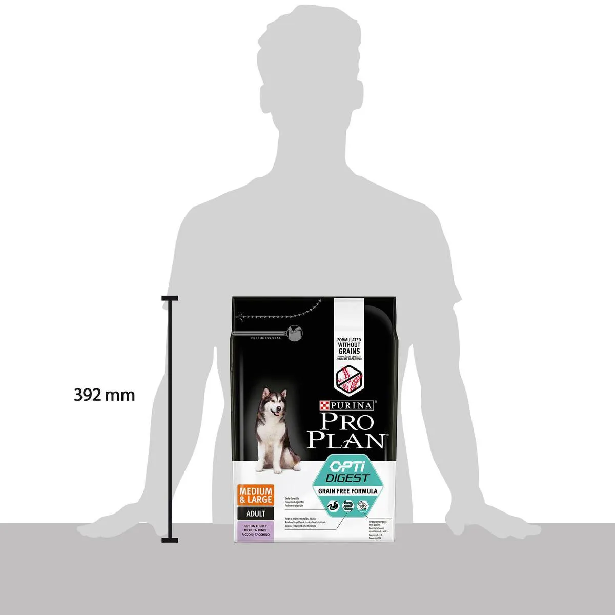 Pro Plan Adult Medium & Large Graanvrij Hondenvoer Kalkoen 2,5kg