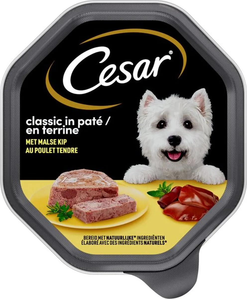 César Hondenvoer Classic Kip Paté 150g