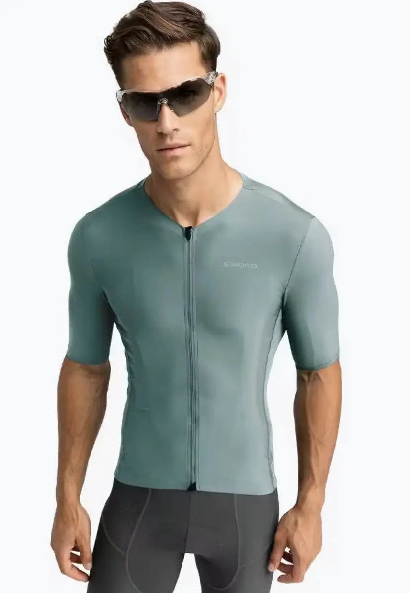 Siroko Srx Pro Dauphiné Korte Mouw Wielertrui Bruin S Man