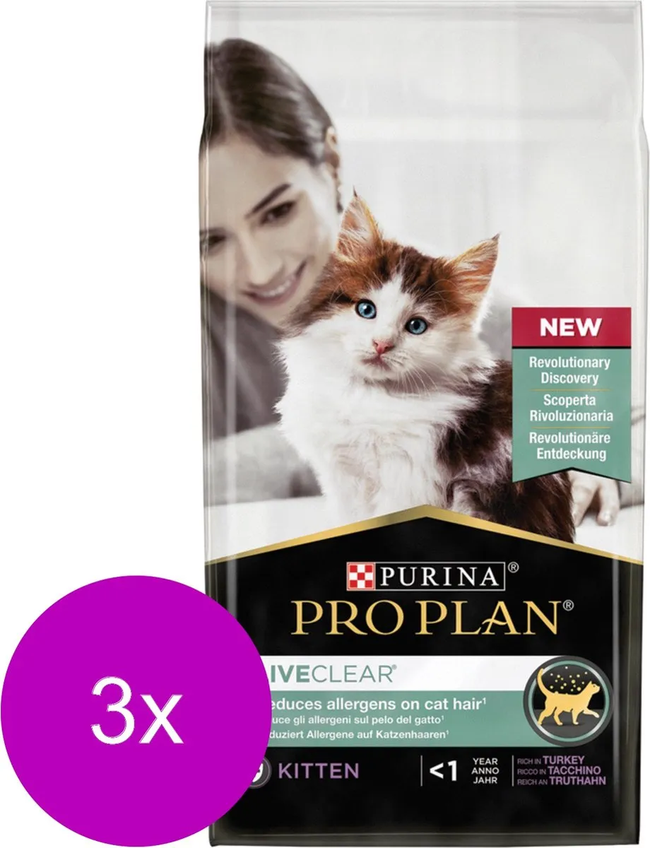 Pro Plan Cat Liveclear Kalkoen 1.4kg