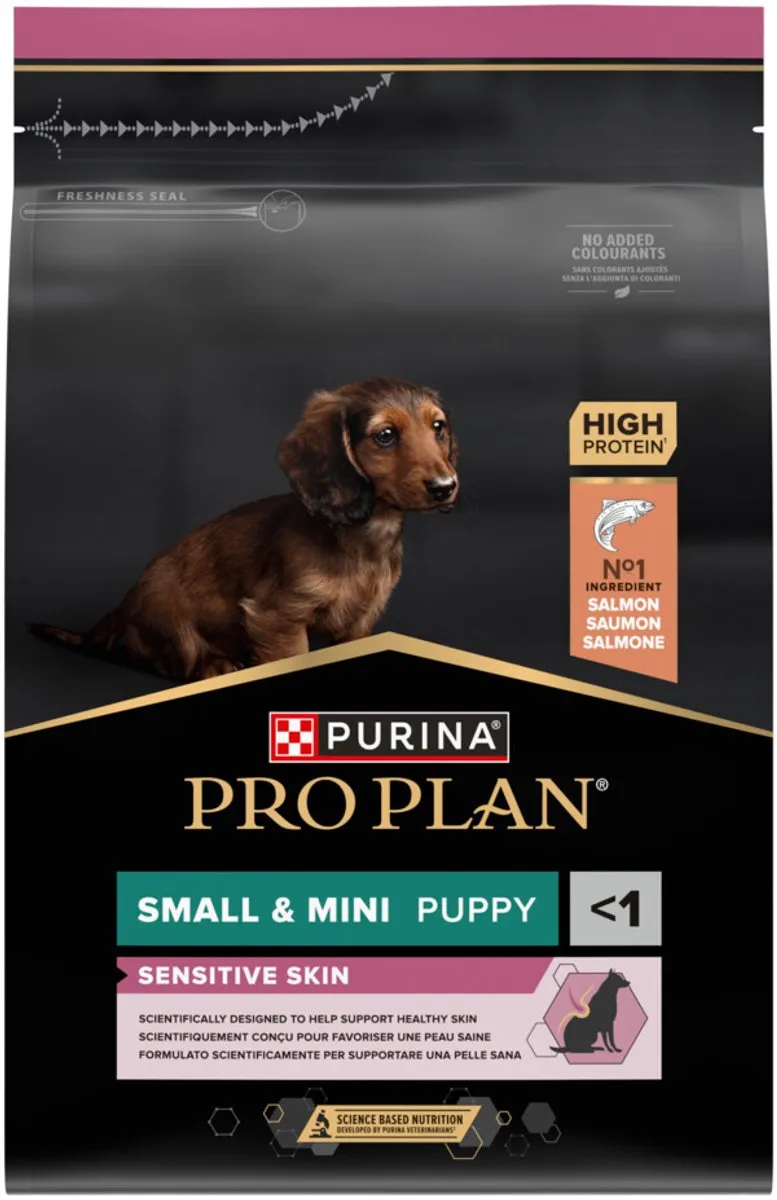 Pro Plan Puppy Small & Mini Zalm 3kg - 4 Stuks