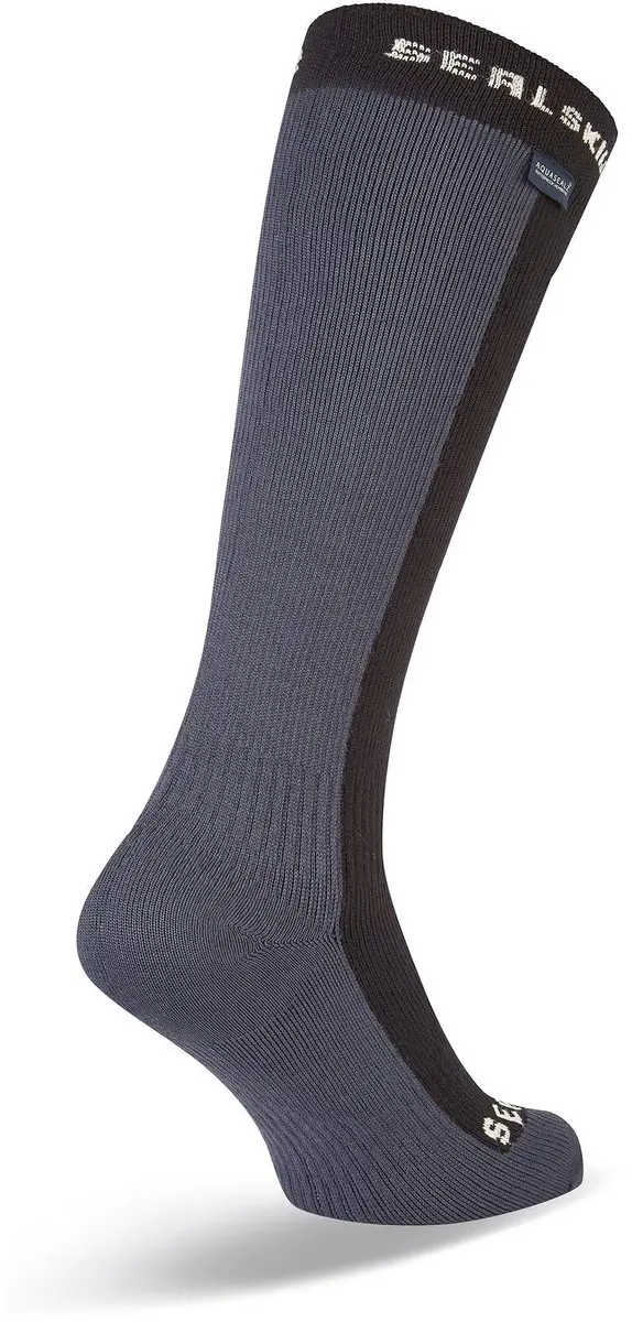Sealskinz Worstead Waterdichte Hoge Sokken - Zwart - afbeelding 2 van 2