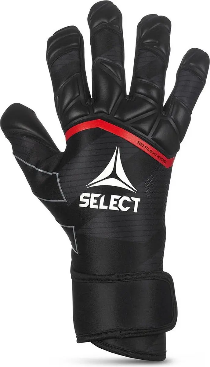 Select 90 Flexi V24 Keepershandschoenen Kinderen - Zwart/Rood - afbeelding 4 van 6