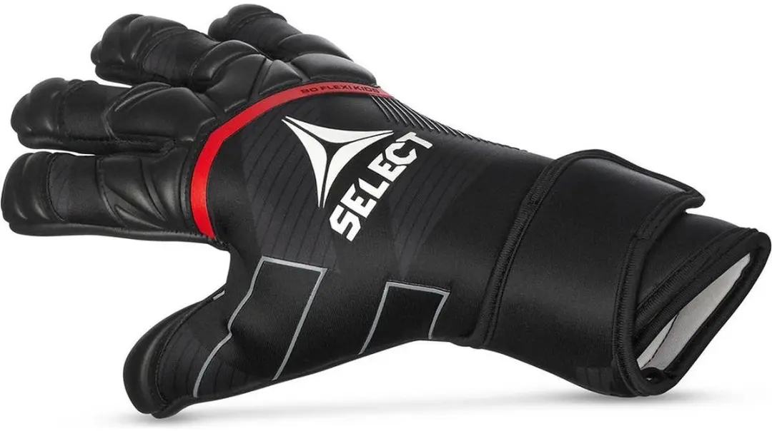 Select 90 Flexi V24 Keepershandschoenen Kinderen - Zwart/Rood - afbeelding 2 van 6