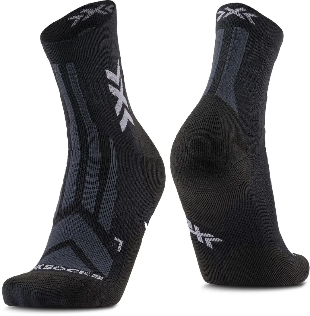 X-Socks Hike Discover Ankle Sokken - Zwart/Grijs - afbeelding 2 van 6