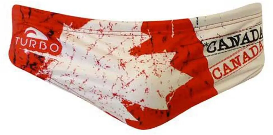 Turbo Canada Zwemslip Rood,Wit 7-8 Years Jongen